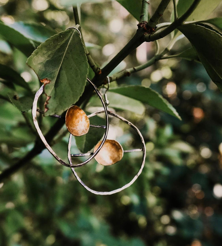 Golden Hour Lunita Dangles