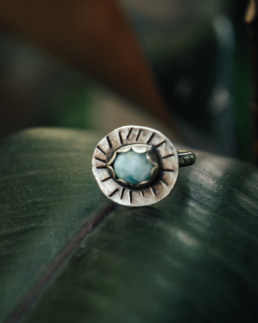 Pacific Shimmer Turquoise Ring Size 5